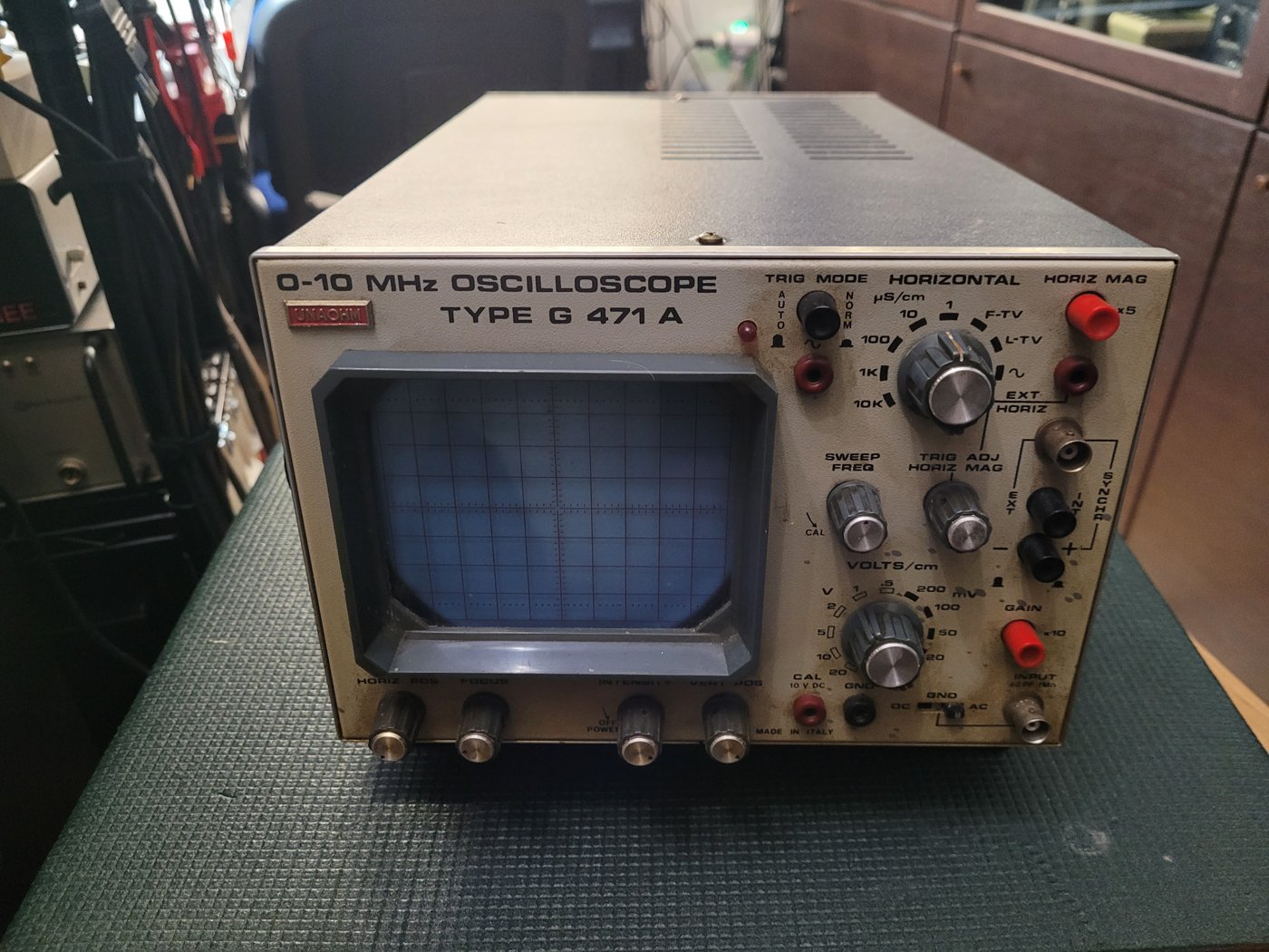 Unaohm - 0-10 MHz Oscilloscope Type G 471 A